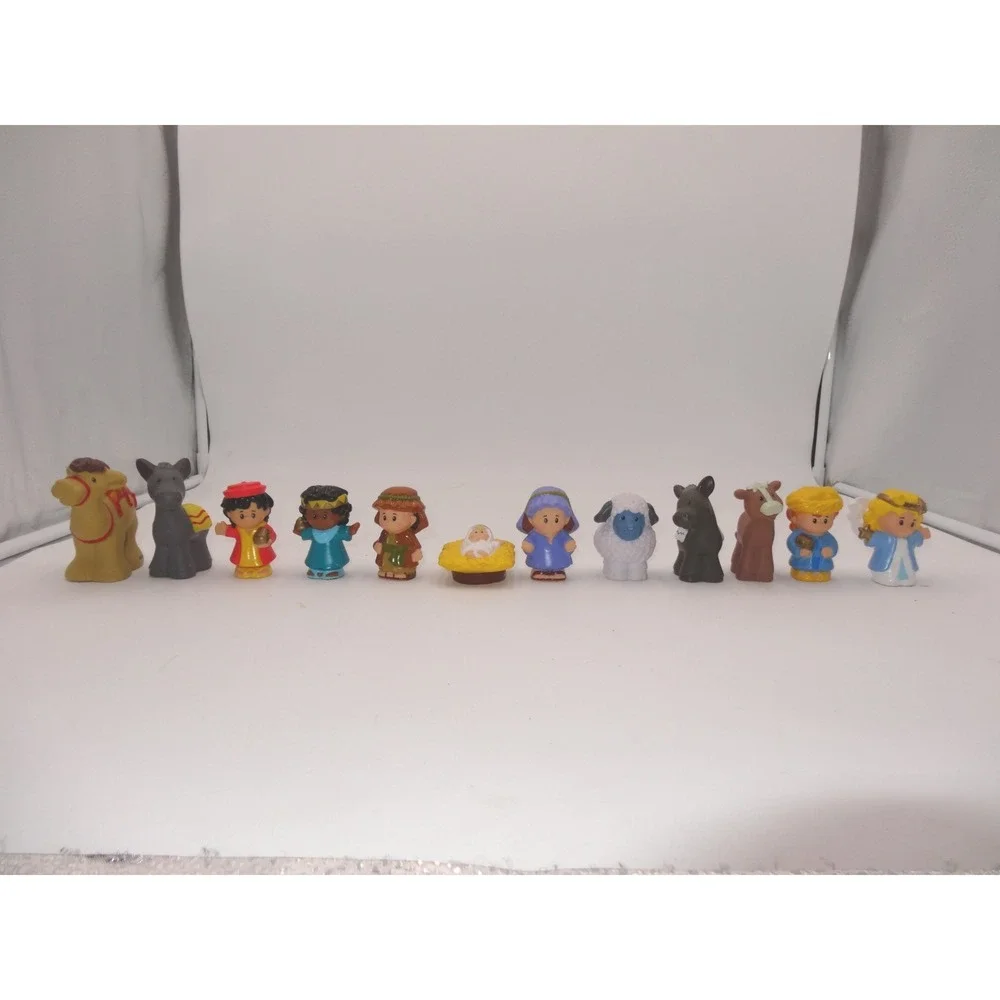 Fisher Price Nativity Set Little People Christmas Story Lights Sounds Works